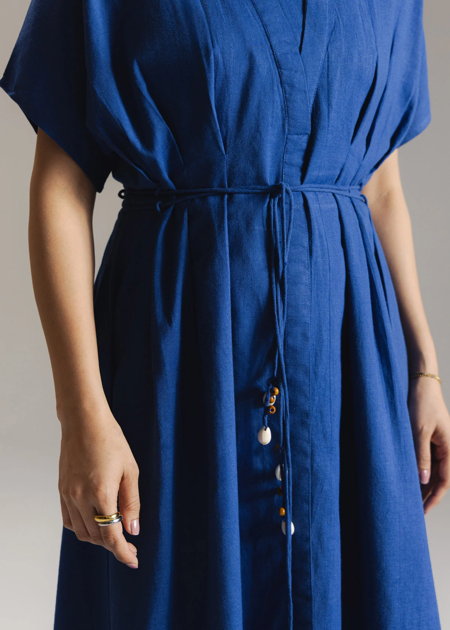 Flared Dress with Pleats- WS26-29 - Image 5