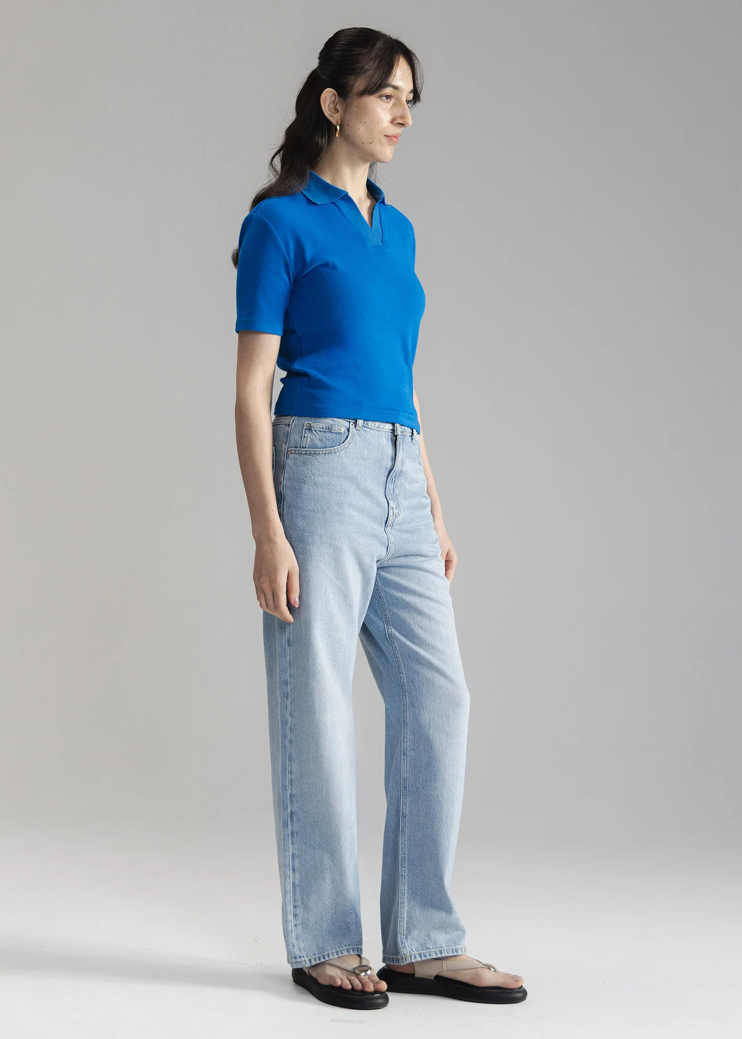 Knitted Polo Shirt- WS26-32 - Image 3