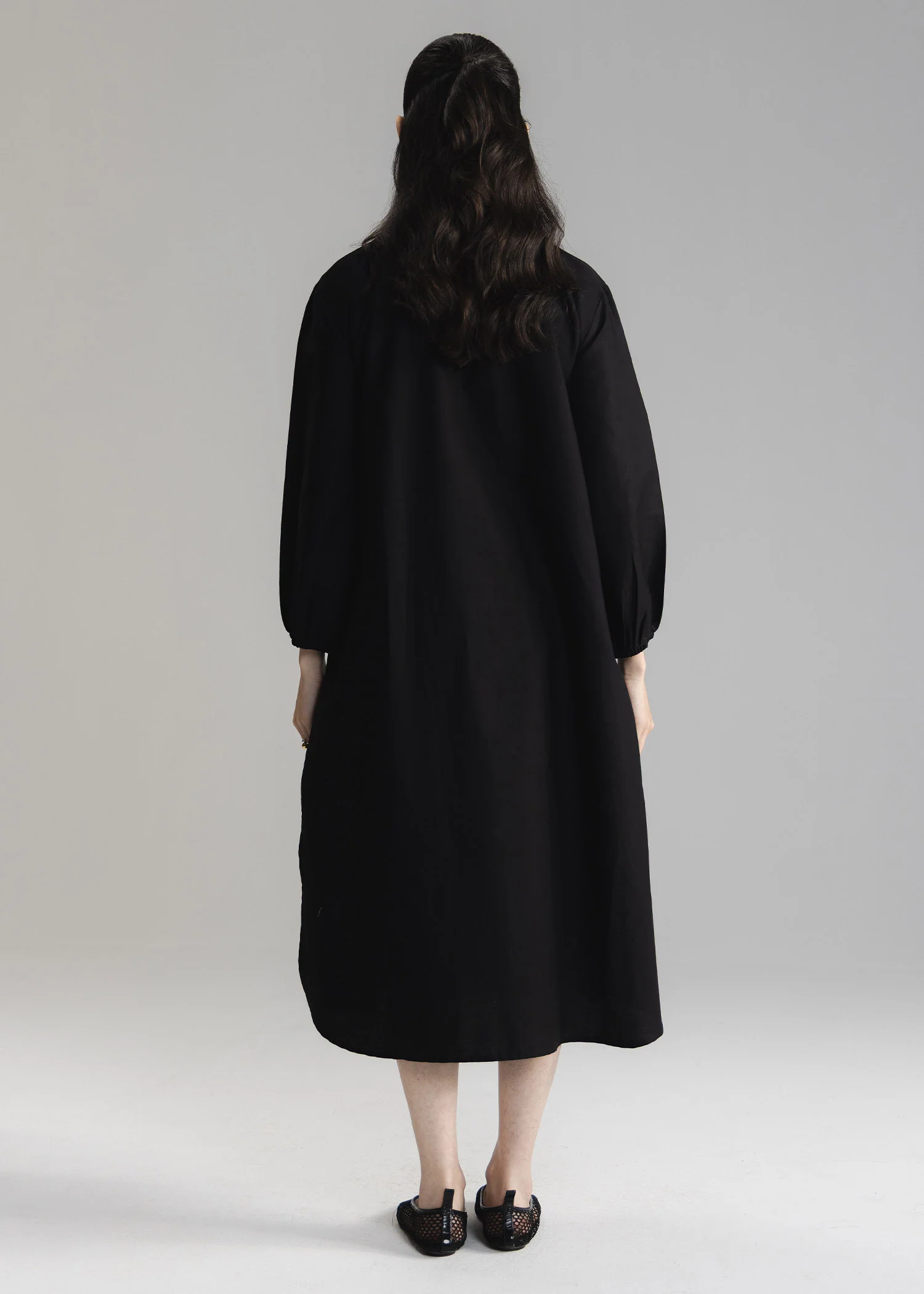 Schiffli Button Down Long Dress- WS26-42 - Image 3