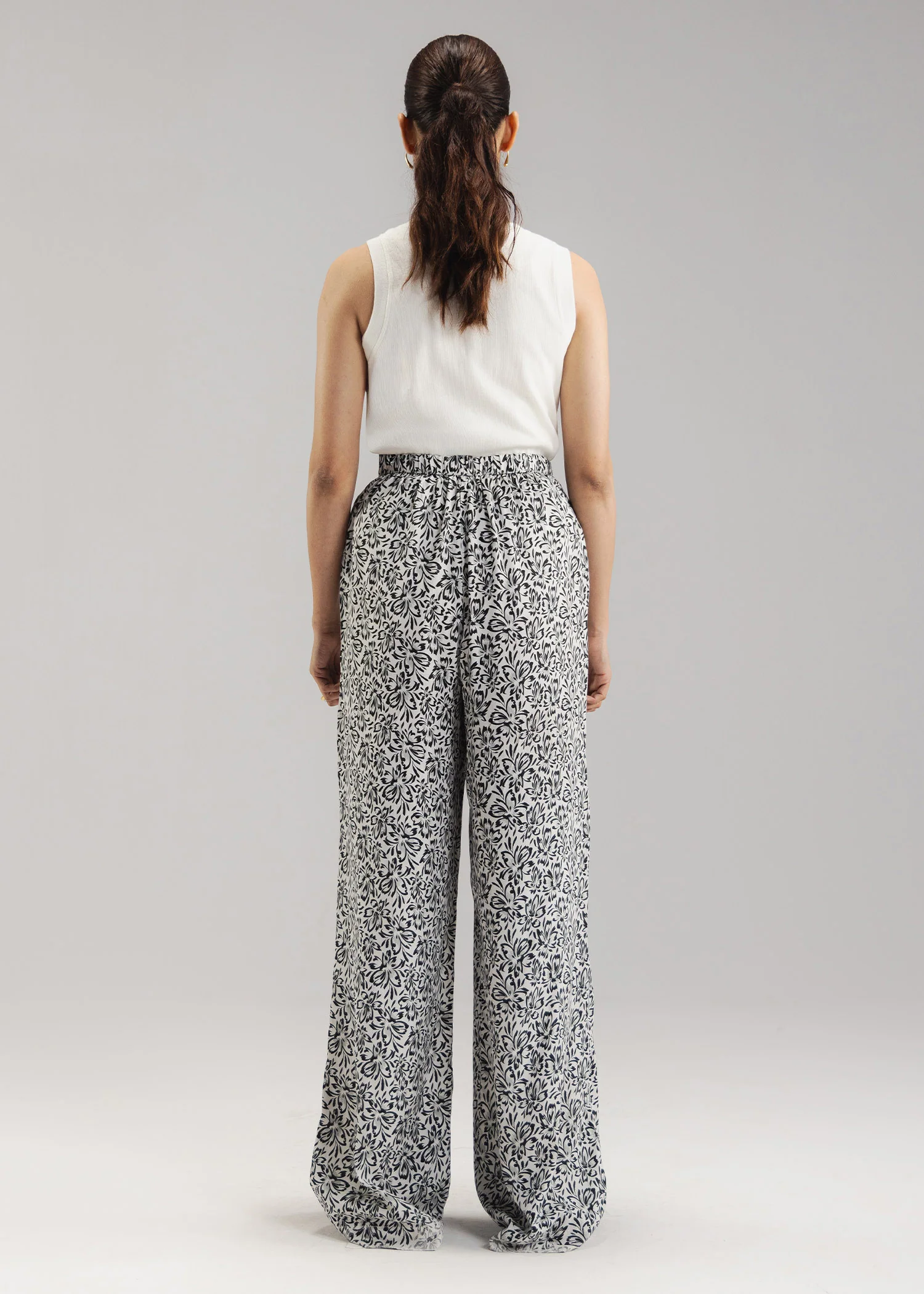 Printed Wide Leg Trouser- WS26-49 - Image 3