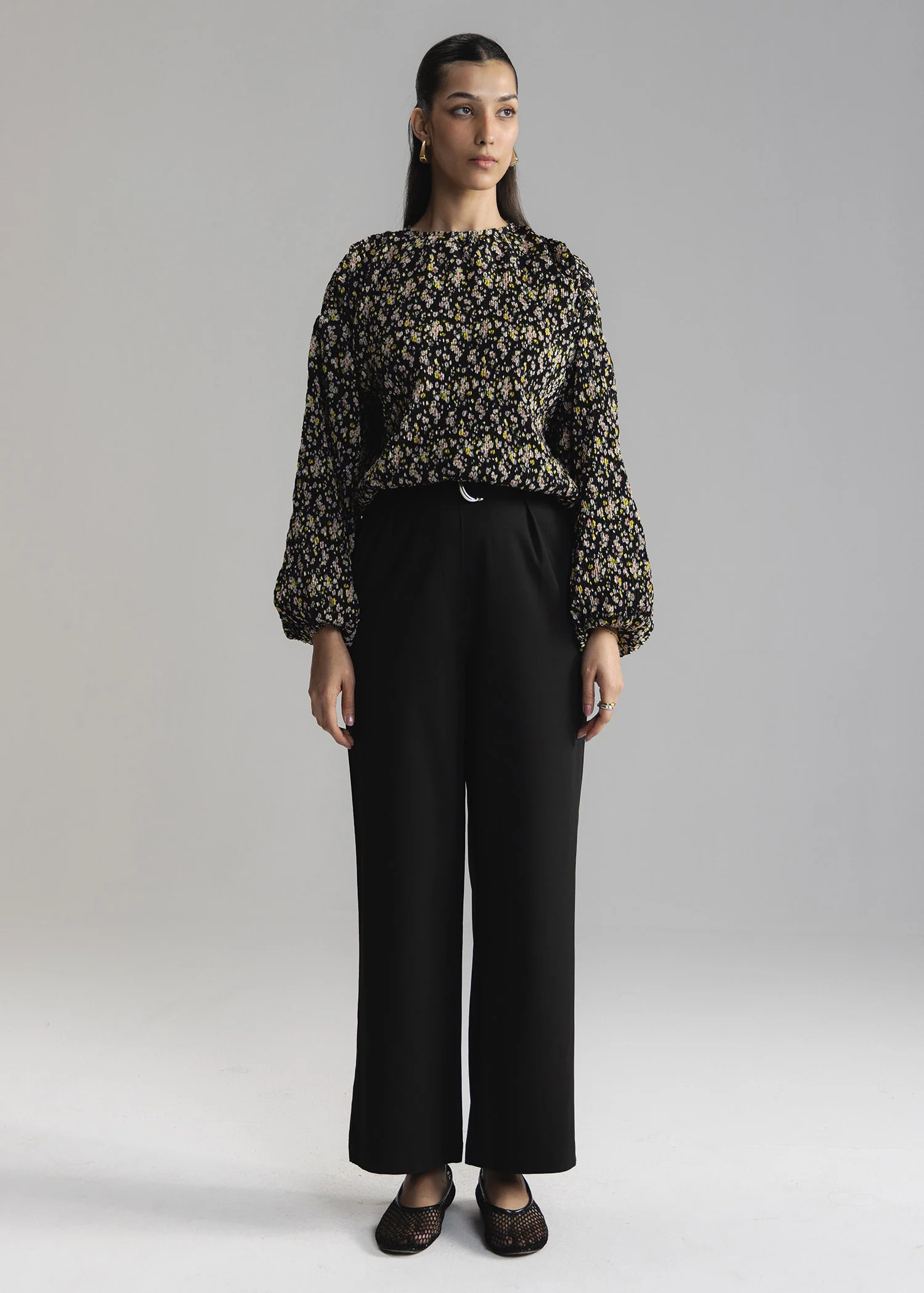 Tailored Wide Leg Pant- WS26-51 - Image 4