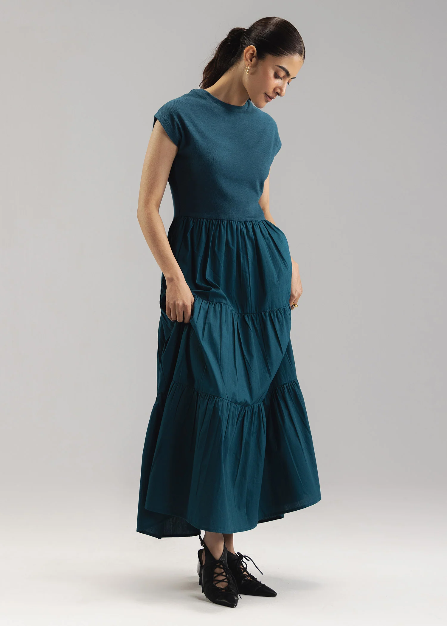 Tiered Long Dress- WS26-54 - Image 2