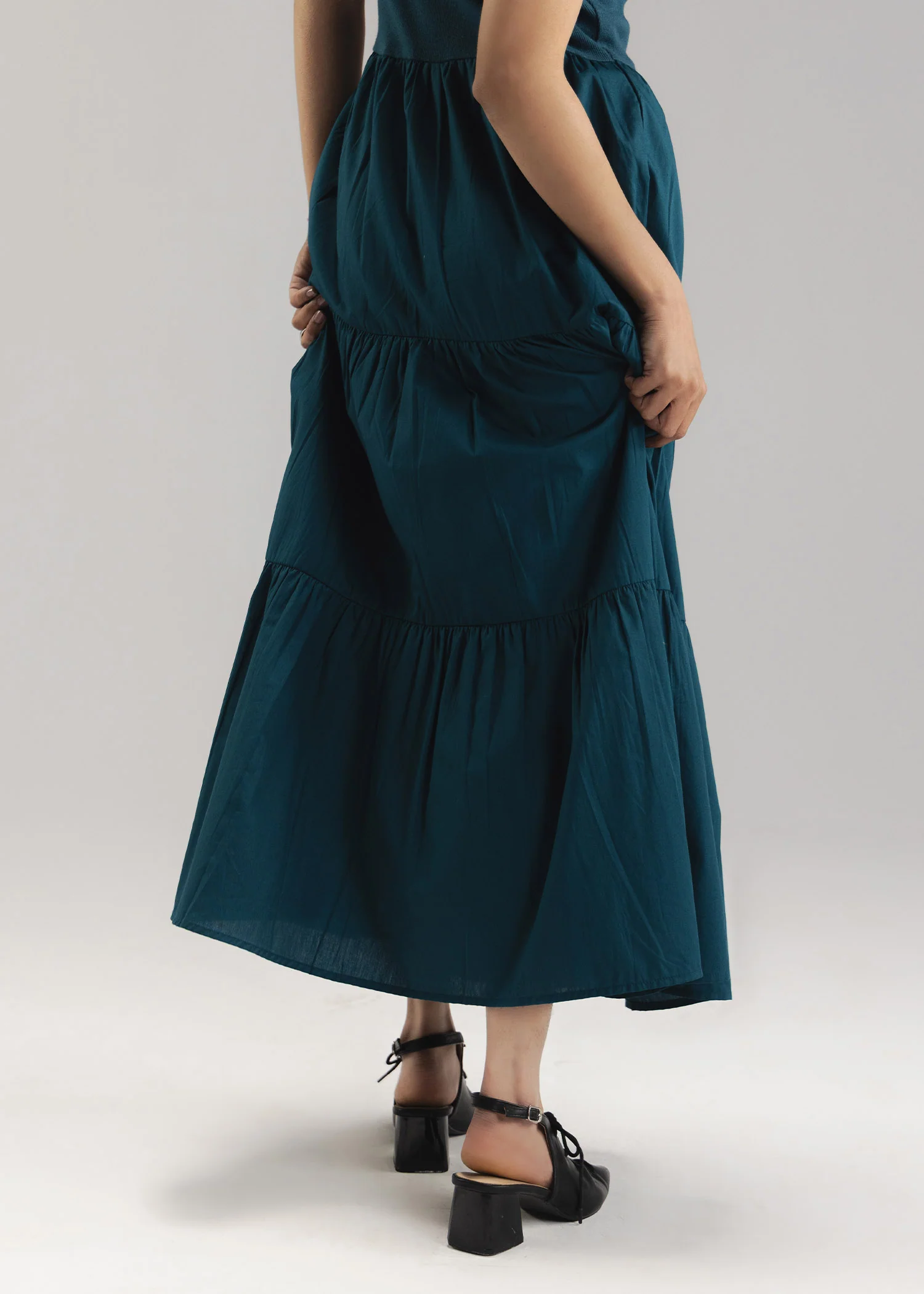 Tiered Long Dress- WS26-54 - Image 4
