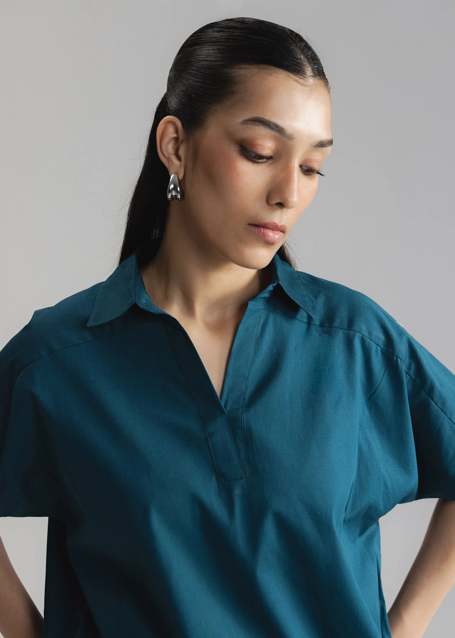 V-Placket Shirt- WS26-61 - Image 2