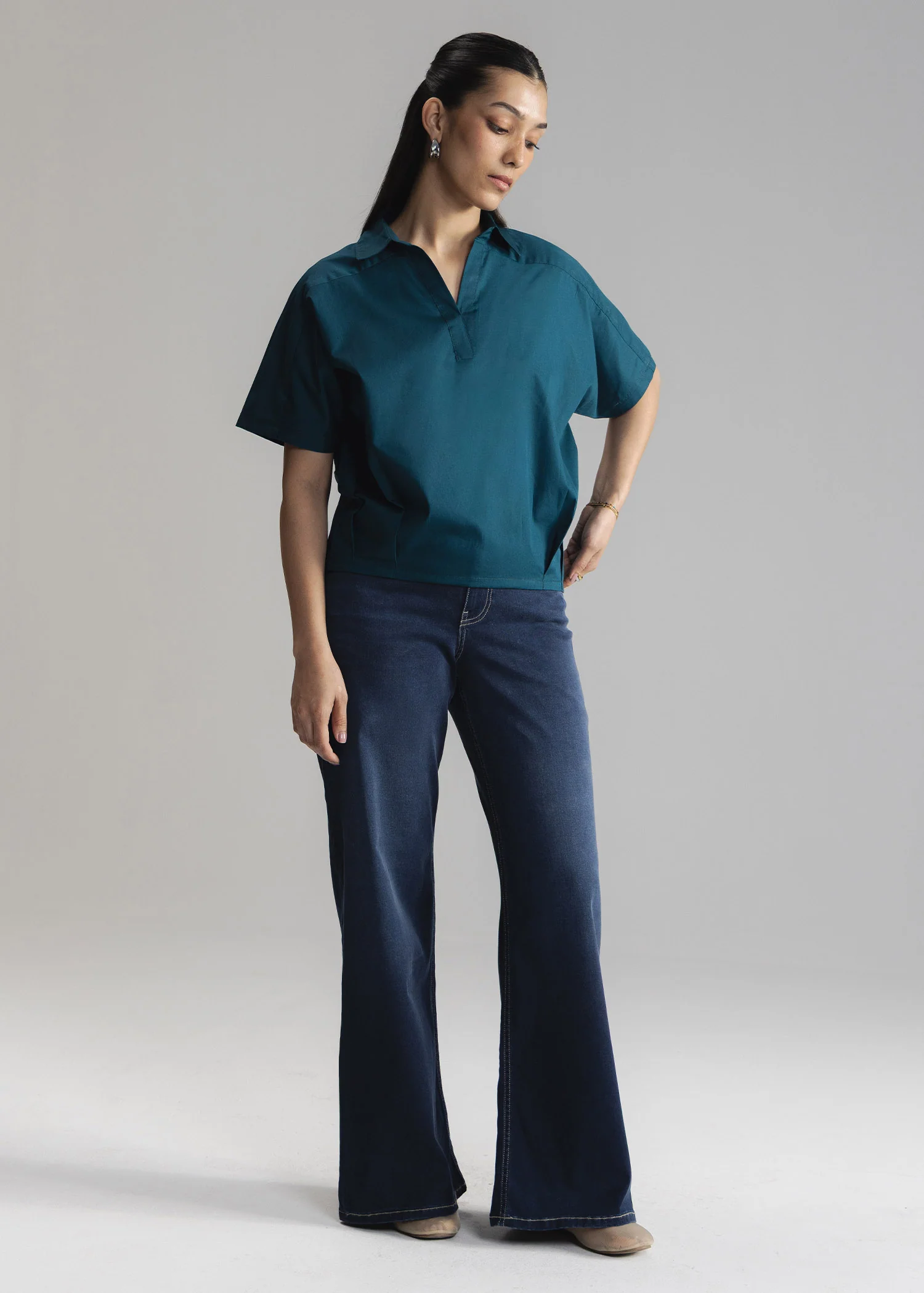 V-Placket Shirt- WS26-61 - Image 4