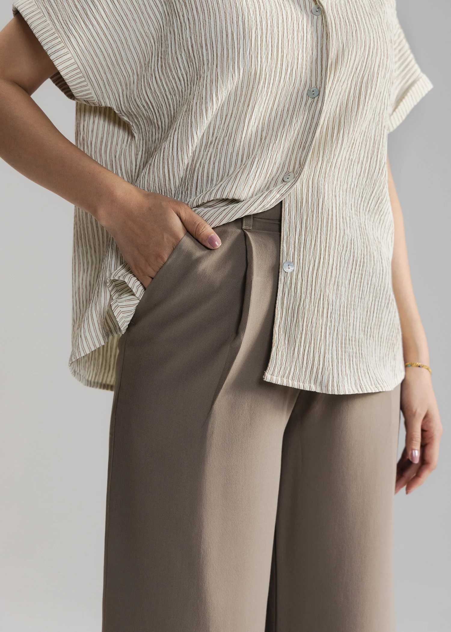 Tailored Culottes Pant- WS26-65 - Image 2