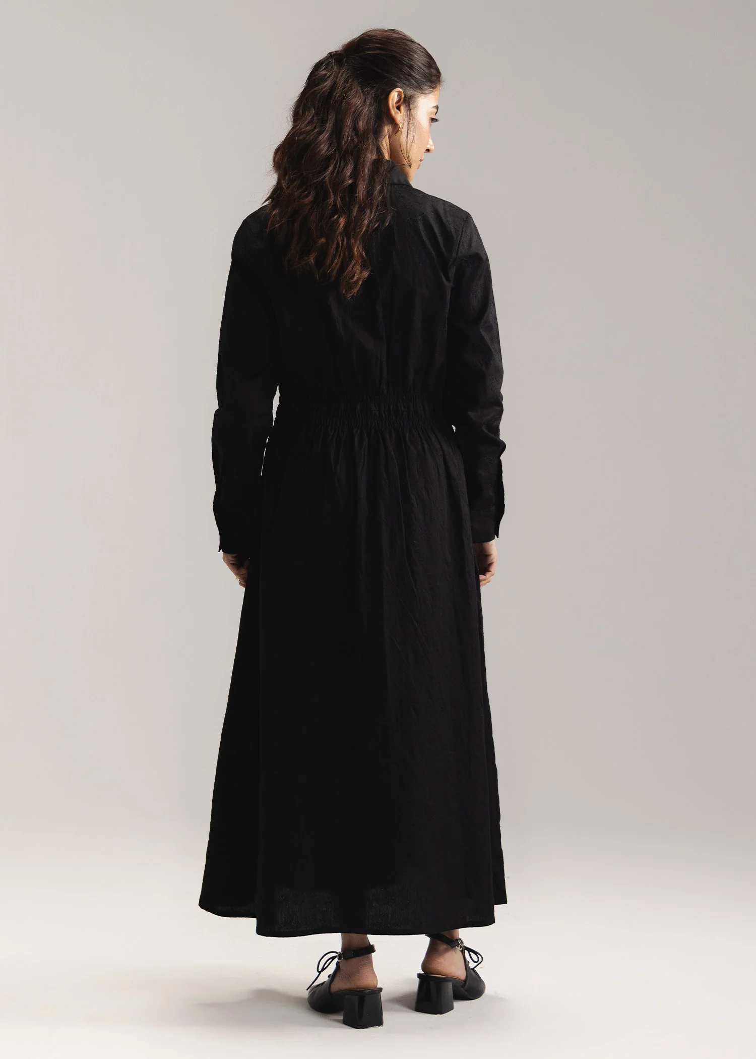 Embroidery Flared Dress- WS26-66 - Image 3