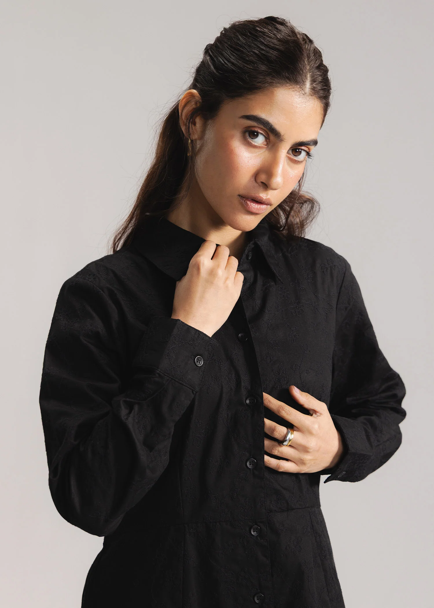 Embroidery Flared Dress- WS26-66 - Image 4