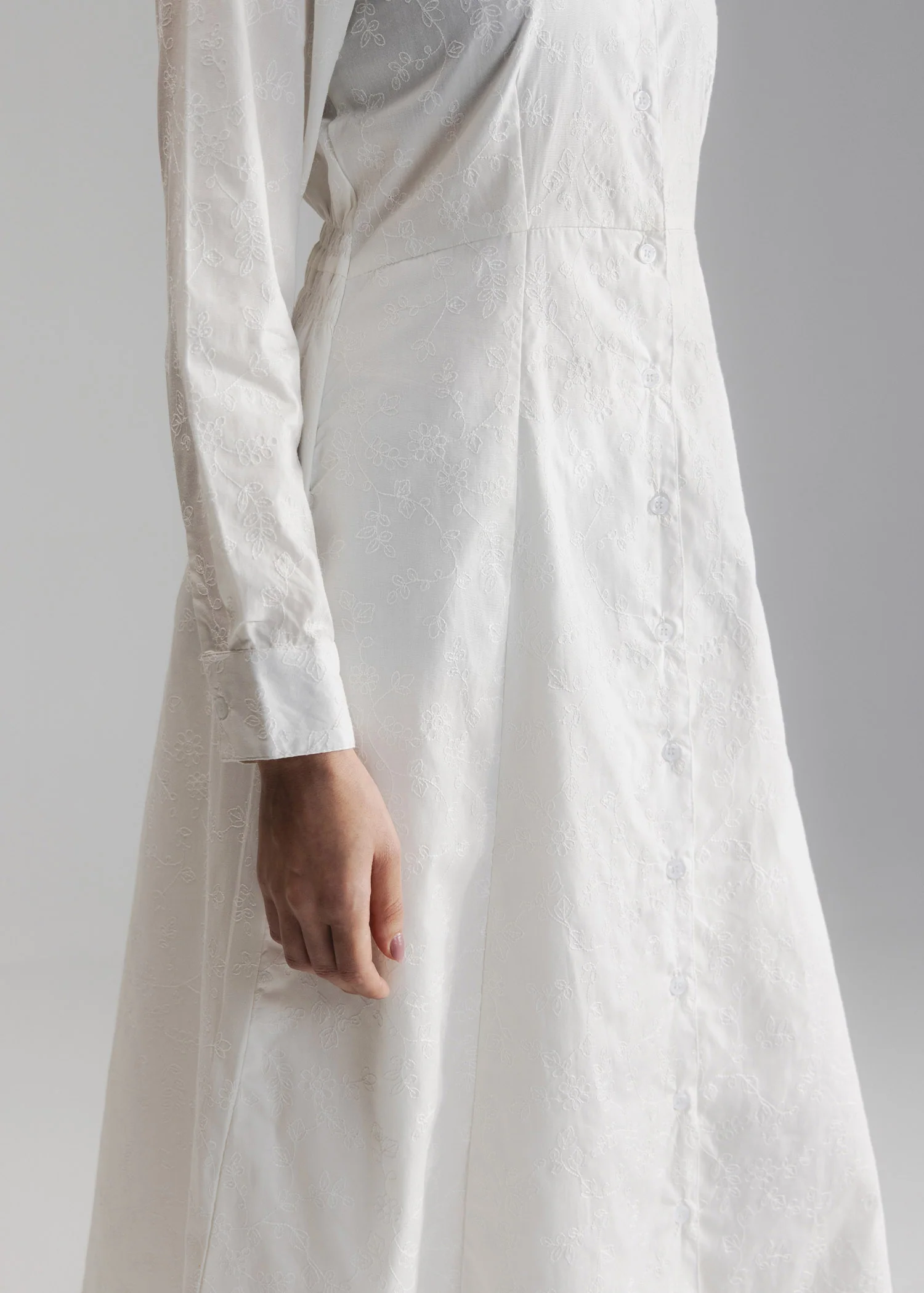 Embroidery Flared Dress- WS26-67 - Image 5