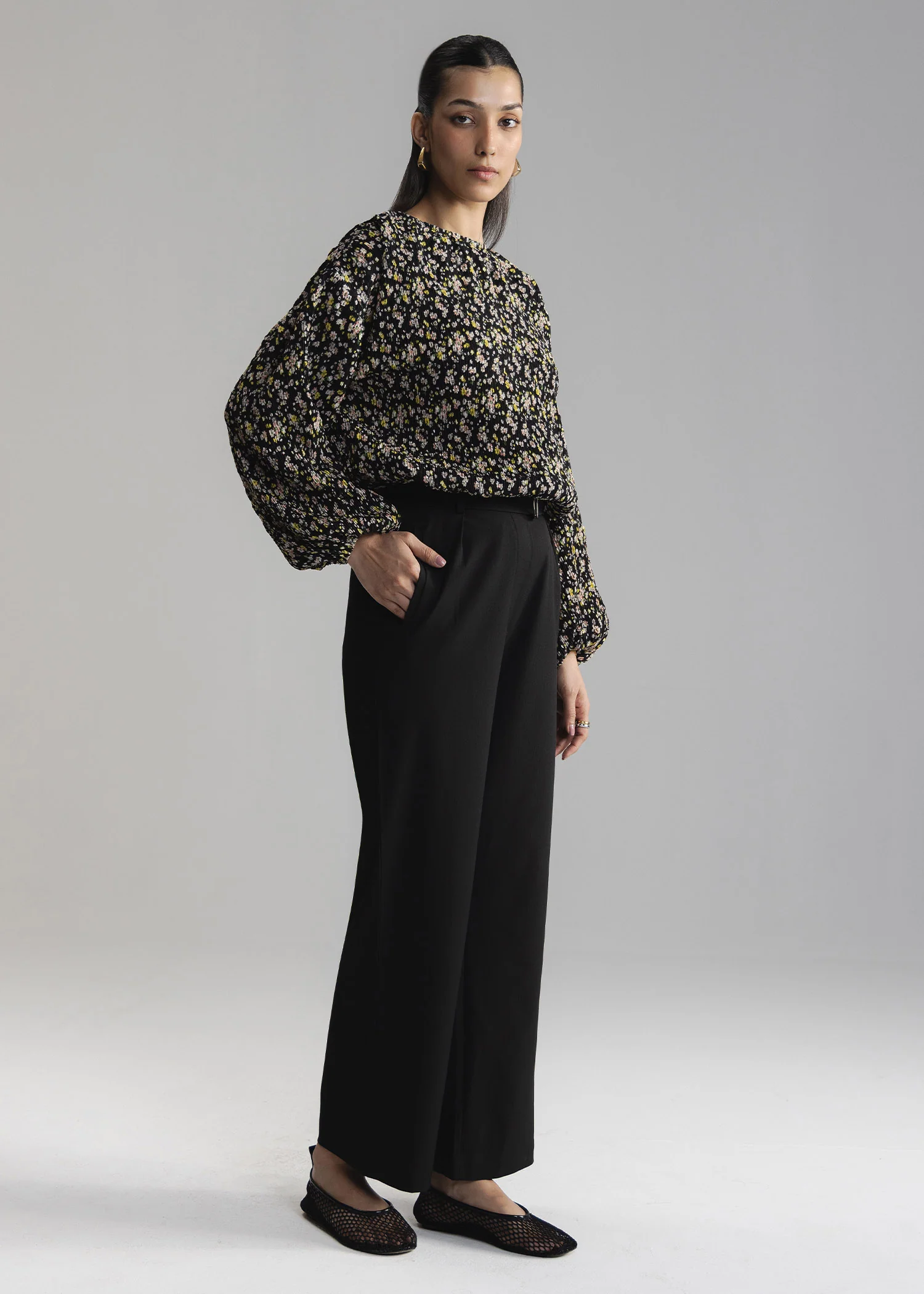 Printed Blouse- WS26-70 - Image 3