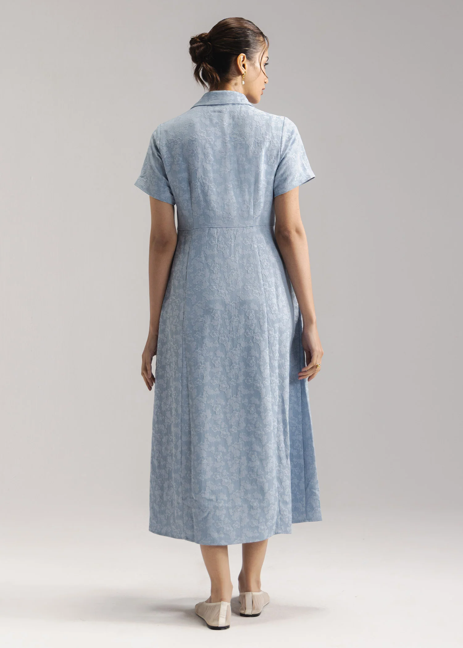 Jacquard Dress- WS26-80 - Image 2
