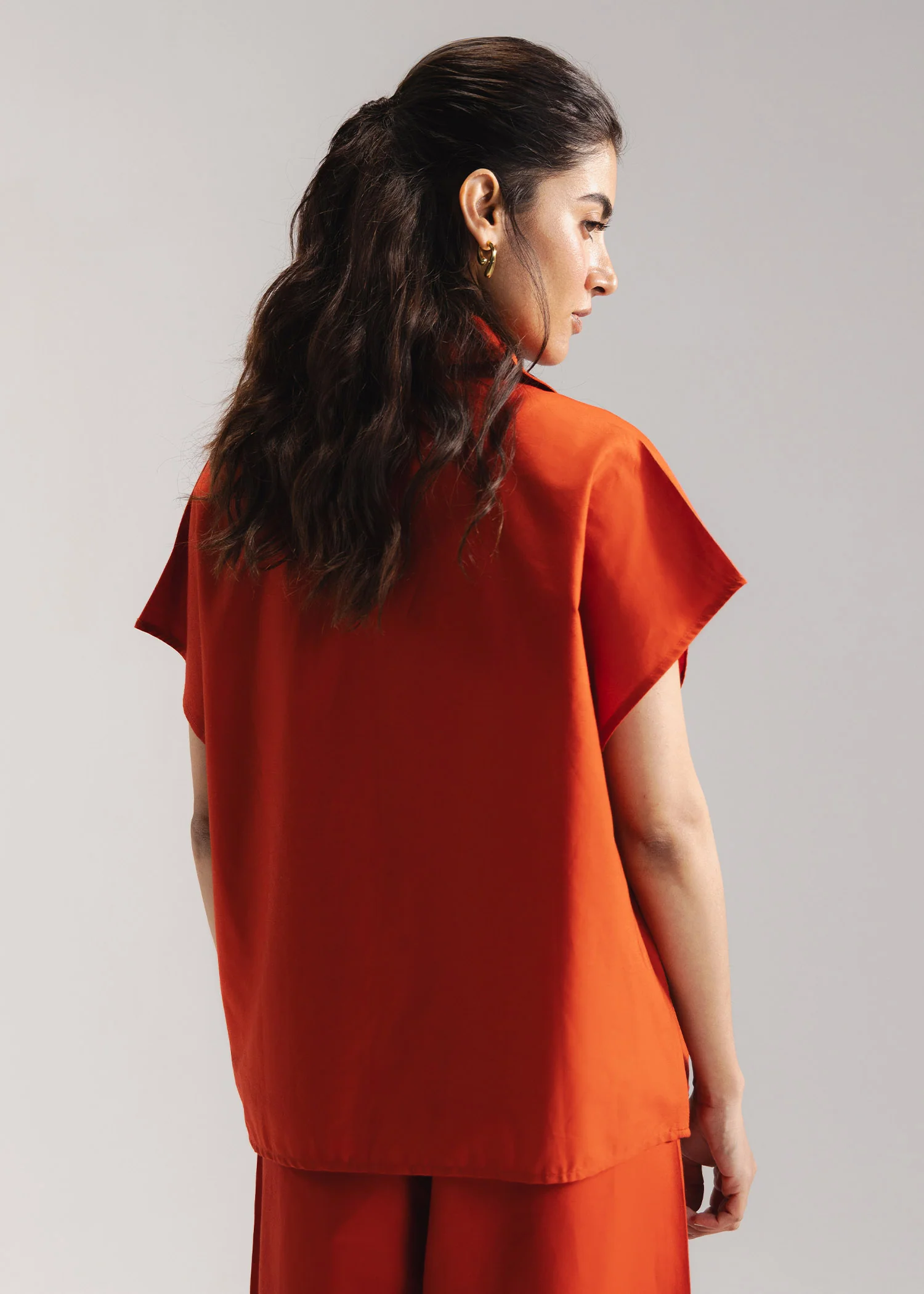 Schiffli Button Down Shirt- WS26-89 - Image 2