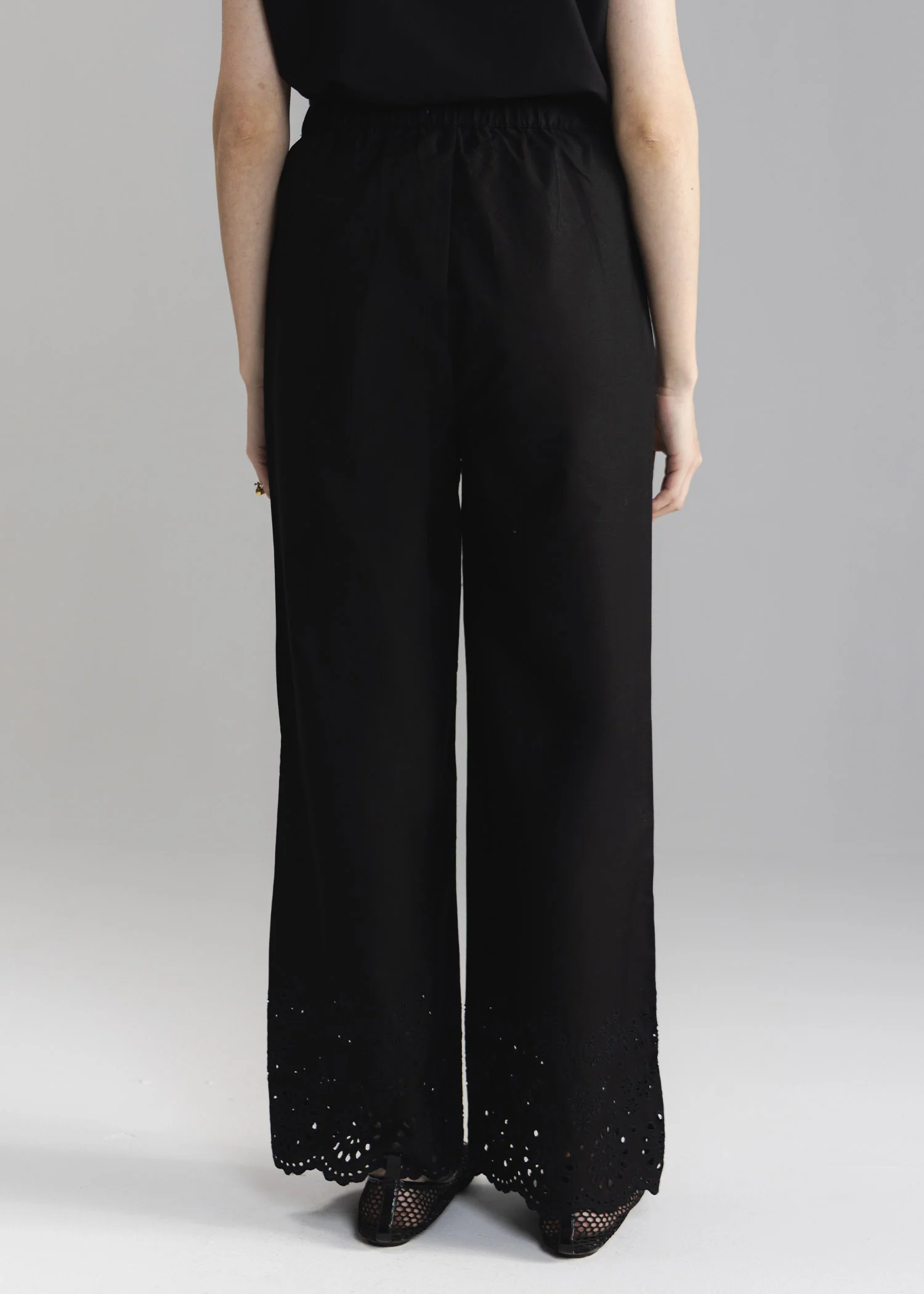 Schiffli Wide Leg Trouser- WS26-96 - Image 2